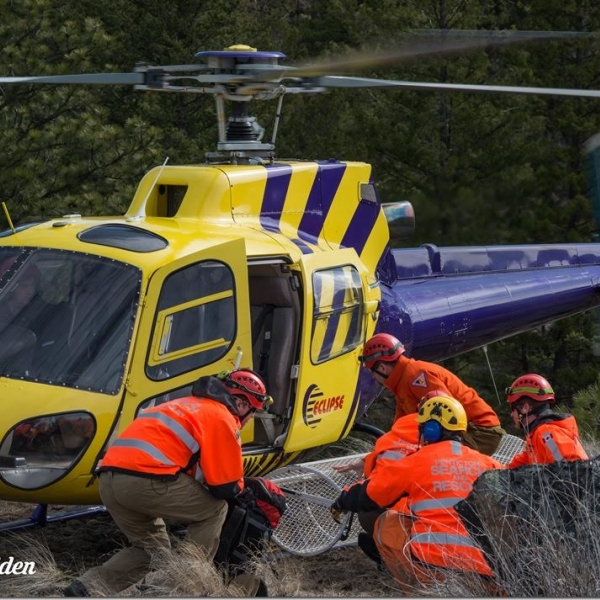 Search and rescue helicopter Okanagan SAR operations